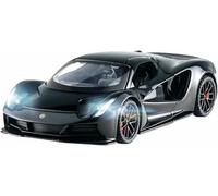 Veicoli metallo pressofuso per auto sportiva elettrica per Lotus Evija scala 1:32 modello lega simulazione dinamica giocattolo regalo(Nero)
