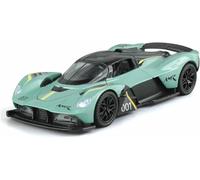 Veicoli metallo pressofuso per auto sportiva per Aston Martin Valkyrie scala 1:32 modello lega simulazione dinamica giocattolo regalo(Verde)