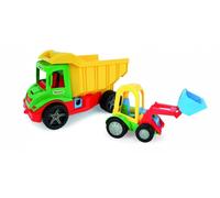 Wader: Autocarro ribaltabile e pala caricatrice - 38 e 24 cm