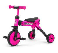 Grande bicicletta rosa 2in1 - cavalcabile per bambini - Nouvo