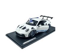 Veicoli Proporzionali 1:18 Per 911 992 GT3 RS Modello Di Auto In Lega Con Porte Apribili Modello Di Supercar Da Collezione In Metallo Mini Modello Di Auto(White)