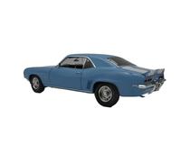 Veicoli Proporzionali 1/18 Per Chevrolet CamaroZ/28- 1969 Modello Auto In Lega Su Larga Scala Simulazione Di Veicoli Blu Decorazione Mini Modello Di Auto