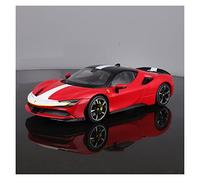 Veicoli Proporzionali 1 18 Per Ferrari SF90 Stradale Spider convertibile auto sportiva in lega di simulazione modello di auto in scala completa Mini Modello Di Auto(2)