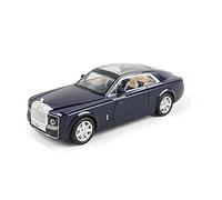 Veicoli Proporzionali 1 24 Diecast In Lega Metallo Collezione Modello Di Auto Sportiva Per Rolls Royce Tirare Indietro Suono E Luce Giocattoli Veicolo Mini Modello Di Auto(Blu)