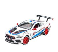 Veicoli Proporzionali 1 24 Per BMW M6 GT3 M4 DTM Sport Racing Modello Pressofuso Metallo Miniatura Replica Modello Auto Giocattolo Mini Modello Di Auto(M8 White)