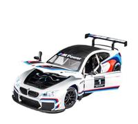 Veicoli Proporzionali 1 24 Per BMW M6 GT3 M4 DTM Sport Racing Modello Pressofuso Metallo Miniatura Replica Modello Auto Giocattolo Mini Modello Di Auto(M6 White)