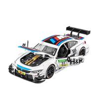 Veicoli Proporzionali 1 24 Per BMW M6 GT3 M4 DTM Sport Racing Modello Pressofuso Metallo Miniatura Replica Modello Auto Giocattolo Mini Modello Di Auto(M4 White)