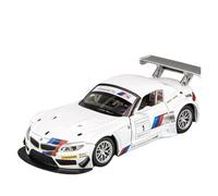 Veicoli Proporzionali 1 24 Per BMW M6 GT3 M4 DTM Sport Racing Modello Pressofuso Metallo Miniatura Replica Modello Auto Giocattolo Mini Modello Di Auto(Z4 White)