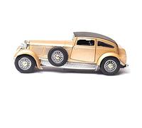 Veicoli Proporzionali 1 28 Modello Di Auto In Lega Ad Alta Imitazione Per Auto D'epoca Continental 8L Suono E Giocattolo Per Auto In Metallo Leggero Mini Modello Di Auto(Oro)