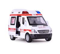 Veicoli Proporzionali 1 32 Per Ambulanza Camion Dei Pompieri Auto Della Polizia Pressofuso In Lega Modello Auto Con Luce Tirare Indietro Mini Modello Di Auto(D)