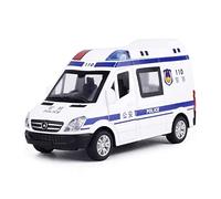 Veicoli Proporzionali 1 32 Per Ambulanza Camion Dei Pompieri Auto Della Polizia Pressofuso In Lega Modello Auto Con Luce Tirare Indietro Mini Modello Di Auto(B)