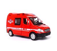 Veicoli Proporzionali 1 32 Per Ambulanza Camion Dei Pompieri Auto Della Polizia Pressofuso In Lega Modello Auto Con Luce Tirare Indietro Mini Modello Di Auto(A)
