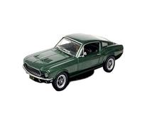 Veicoli Proporzionali 1 43 per Ford Mustang Mustang Gt Modello Auto In Lega Da Collezione Ornamento Verde Esposizione Per Sala Studio Mini Modello Di Auto