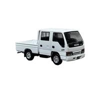 Veicoli Proporzionali 1/64 Per Isuzu ISUZU ELF Modello Di Auto In Lega Monovolume A Doppia Fila Per Gli Amanti Delle Auto Da Collezione Mini Modello Di Auto(White)