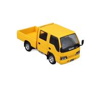 Veicoli Proporzionali 1/64 Per Isuzu ISUZU ELF Modello Di Auto In Lega Monovolume A Doppia Fila Per Gli Amanti Delle Auto Da Collezione Mini Modello Di Auto(Yellow)