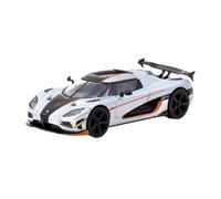 Veicoli Proporzionali 1:64 Per Koenigsegg Agera RS Modello Di Auto Pressofusa In Lega Argentata Giocattolo Da Interni Mini Modello Di Auto