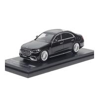 Veicoli Proporzionali 1:64 Per Mercedes-Benz AMG S63 E Modello Di Auto In Lega Nera Esposizione Della Vetrina Di Una Berlina Classica Mini Modello Di Auto
