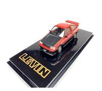 Veicoli Proporzionali 1:64 Per Toyota Corolla Levin AE86 Coupe Modello In Lega Rosso Argento Posizionamento Dell'esposizione In Sala Studio Mini Modello Di Auto(Red)