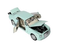 Veicoli Proporzionali Del Display Con Porta Completamente Aperta In Scala 1/18 Per Rolls-Royce Phantom Light Green Alloy Car Model 2 Porte Mini Modello Di Auto