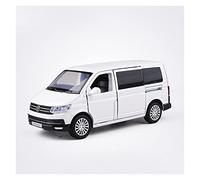 Veicoli Proporzionali Diecast Car Model 1 32 Per VW Multivan Tirare Indietro Il Suono E La Luce Simulazione Dell'auto Giocattolo In Lega Mini Modello Di Auto(White)