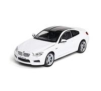 Veicoli Proporzionali Diecast Scala 1 24 Per BMW M6 Tirare Indietro Suono E Luce Modello Di Auto Modello In Lega Display Statico Collezione Per Adulti Mini Modello Di Auto(White)