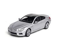 Veicoli Proporzionali Diecast Scala 1 24 Per BMW M6 Tirare Indietro Suono E Luce Modello Di Auto Modello In Lega Display Statico Collezione Per Adulti Mini Modello Di Auto(Argento)