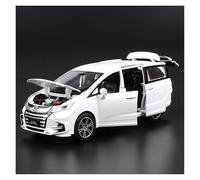 Veicoli Proporzionali Modello Di Auto 1 32 Per Honda Odyssey Modello Di Auto Pressofusa Simulazione Suono Luce Tirare Indietro Regalo Natale Mini Modello Di Auto(White)