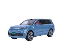 Veicoli Proporzionali Modello Di Auto In Lega 1 24 Per Ideal L9 Modello Pressofuso Simulazione Con Suono E Luce Giocattolo Pull Back Mini Modello Di Auto(Blu)