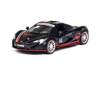 Veicoli Proporzionali Modello Di Auto In Scala 1 32 Per McLaren 600lt P1 650s Tirare Indietro Suono E Lega Leggera Diecast Simulation Car Toy Car Mini Modello Di Auto(Black-b)