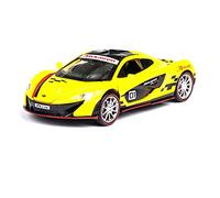 Veicoli Proporzionali Modello Di Auto In Scala 1 32 Per McLaren 600lt P1 650s Tirare Indietro Suono E Lega Leggera Diecast Simulation Car Toy Car Mini Modello Di Auto(Yellow-b)
