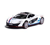 Veicoli Proporzionali Modello Di Auto In Scala 1 32 Per McLaren 600lt P1 650s Tirare Indietro Suono E Lega Leggera Diecast Simulation Car Toy Car Mini Modello Di Auto(White)
