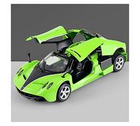 Veicoli Proporzionali Per Pagani Huayra Zonda SuperCar Tirare Indietro Suono E Luce 1 32 Modello In Metallo Pressofuso In Lega Giocattolo Mini Modello Di Auto(verde)