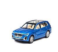 Veicoli Proporzionali Scala 1 24 Per BMW X7 Tirare Indietro Il Suono E La Luce Kit Modello Di Auto Simulazione Auto In Lega Diecast Auto Mini Modello Di Auto(Blu)