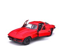 Veicoli Proporzionali Scala 1 32 Per Chevrolet Corvette C2 1966 Classic Red Car Model Simulazione In Lega Diecast Car Simulation Car Mini Modello Di Auto