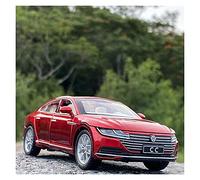 Veicoli Proporzionali Simulazione Modello Di Auto 1 32 Modello Di Auto Pressofuso In Lega Per Volkswagen CC Coupe Tirare Indietro Il Suono E La Luce Mini Modello Di Auto(Rosso)