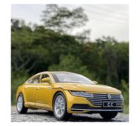 Veicoli Proporzionali Simulazione Modello Di Auto 1 32 Modello Di Auto Pressofuso In Lega Per Volkswagen CC Coupe Tirare Indietro Il Suono E La Luce Mini Modello Di Auto(Yellow)