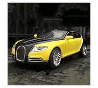 Veicoli Proporzionali Simulazione Modello Di Auto 1 32 Pressofuso In Lega Per Auto Sportiva Bugatti Galibier Tirare Indietro Il Suono E La Luce Mini Modello Di Auto(Yellow)
