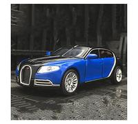 Veicoli Proporzionali Simulazione Modello Di Auto 1 32 Pressofuso In Lega Per Auto Sportiva Bugatti Galibier Tirare Indietro Il Suono E La Luce Mini Modello Di Auto(Blu)