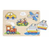 Veicoli puzzle a bolle d'aria Goki con suono, 5 pezzi. 1 St