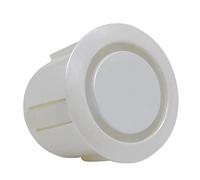 Veicolo Auto 8 di sensori di parcheggio Radar di backup inverso Kit assistente anteriore e posteriore Bip di rilevamento automatico della distanza(Pearl white)