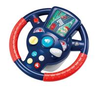 Veicolo con guida, divertente bicicletta simulata interattiva con luce musicale, guida simulata al volante, giocattolo educativo per ragazze