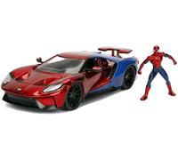 Veicolo Die Cast Ford GT 2017 Spider-Man Marvel 1:24