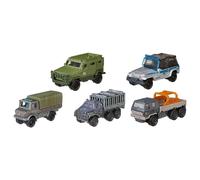 Veicolo Die-Cast Matchbox Jurassic World 5-Pack | Flotta Tutto Terreno