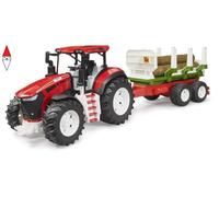 Trattore ROADMAX con rimorchio e tronchi