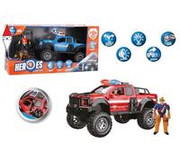 veicolo giocattolo Globo auto offroad police/pomp b/o/l/s c/pers/acc t m