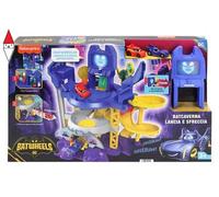 Fisher-Price Playset DC Batwheels Batcaverna Lancia&Sfreccia – 3 piani, luci, 2 auto – 3+ anni