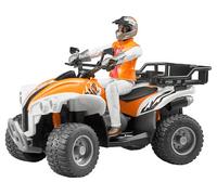 VEICOLO GIOCATTOLO QUAD BRUDER 63000 Quad con pilota - Arancione, 1 parte, Età 4+