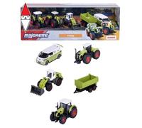 Majorette giftpack mezzi fattoria, misura cm 7,5, scala 1:64, metallo