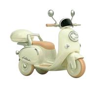 Veicolo in Stile Vespa per Bambini. Moto Elettrica per Bambini con Telecomando, Acceleratore a Pedale e Bagagliaio. Moto Elettrico con Musica, Bluetooth e Luci, Batteria 6 V, Caricabatterie Incluso.