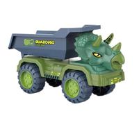 Veicolo per l'ingegneria dei dinosauri, camion per il trasporto dei | Ingegneria Dino Transporter Toy Car Hauler Playset V